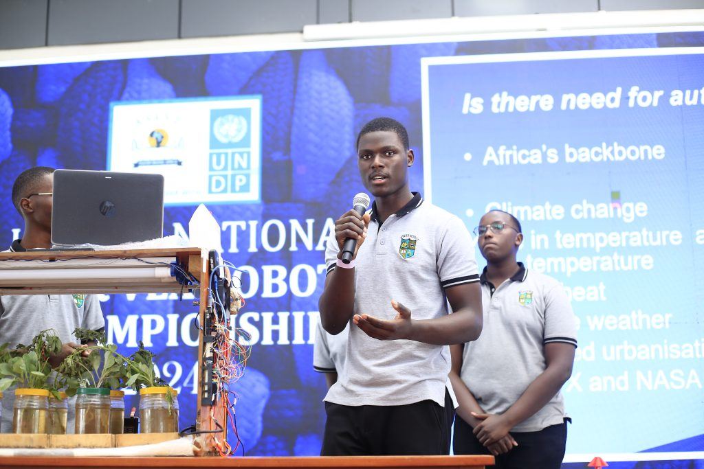 Students competing at a national championship